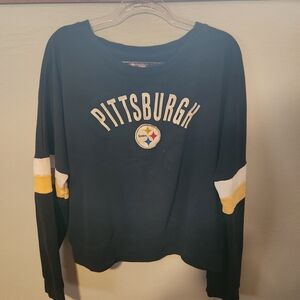 NFL Steelers Team Apparel Black Sweatshirt
